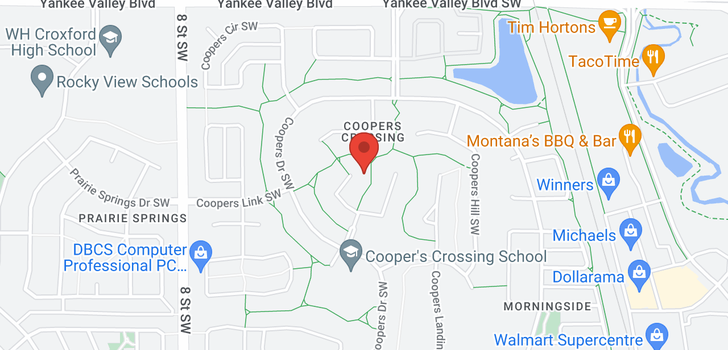 map of 153 Coopers Park SW